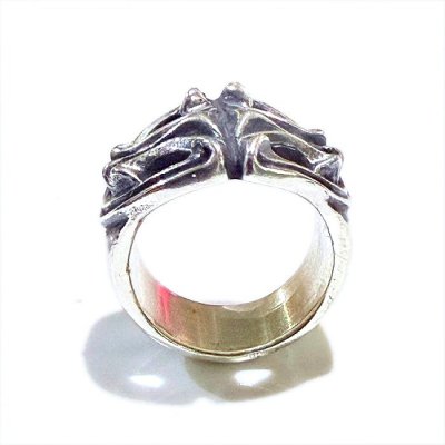 画像9: Ｍedium Sculpted Oval Roll Ring 