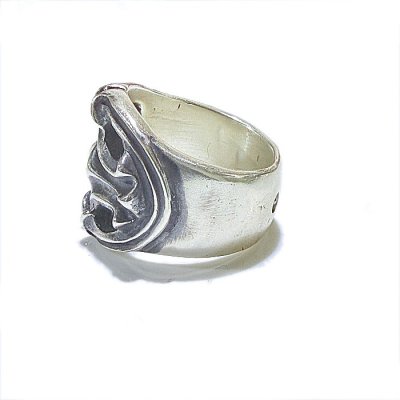 画像3: Ｍedium Sculpted Oval Roll Ring 