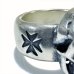 画像6: Single Skull On Wide Plain Ring (6)