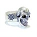 画像9: Single Skull On Wide Plain Ring (9)