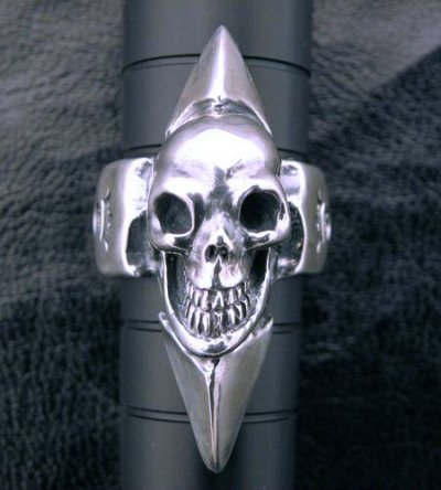画像5: Skull Spike Ring (Side Flat)