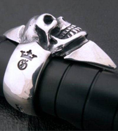 画像4: Skull Spike Ring (Side Flat)