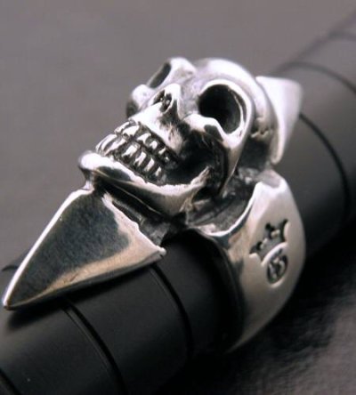 画像3: Skull Spike Ring (Side Flat)
