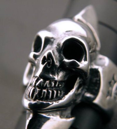 画像6: Skull Spike Ring (Side Flat)