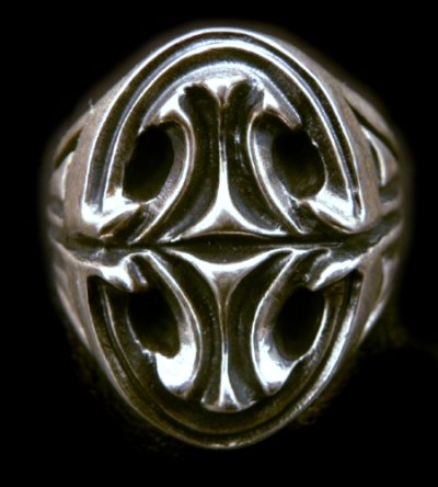 画像1: Sculpted Oval Large Signet Ring