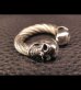 画像5: Quarter Skull With Cable Wire Bangle Ring