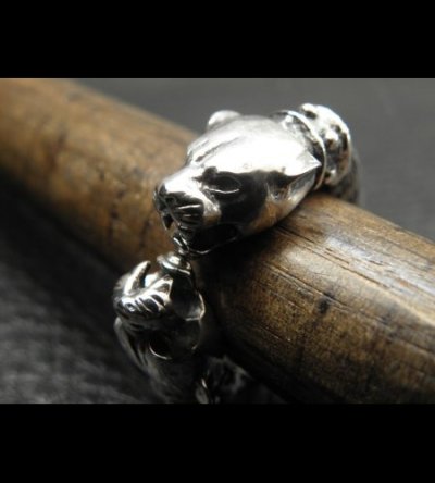 画像8: Quarter Panther Cable Wire Bangle Ring