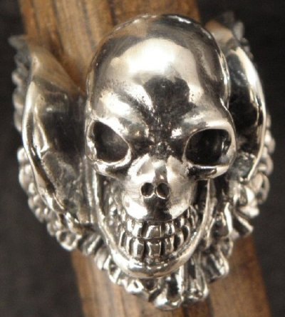 画像14: Skull Wing Ring