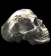 画像5: Large Skull Full Head Up Word Face Solid Silver Ring
