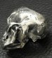 画像12: Large Skull Full Head Up Word Face Solid Silver Ring