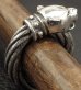 画像14: Half Panther Bolo Neck Cable Wire Bangle Ring