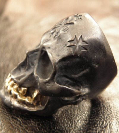 画像3: Xconz Collaboration 18k Gold Teeth Large Skull Ring 2nd generation
