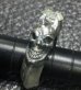 画像7: Half Size Devil Skull Triangle Wire Bangle Diamond Ring