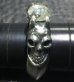 画像6: Half Size Devil Skull Triangle Wire Bangle Diamond Ring