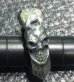 画像2: Half Size Devil Skull Triangle Wire Bangle Diamond Ring (2)