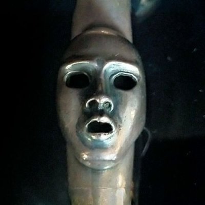 画像13: Large Skull With Face Ring Ideal Smoke Pipe