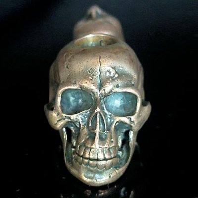 画像8: Large Skull With Face Ring Ideal Smoke Pipe
