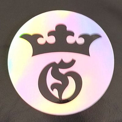 画像1: Gaboratory G&Crown Hologram Sticker