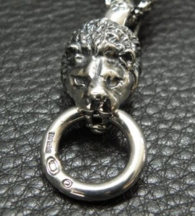 画像15: Half Large Skull With H.W.O & Chiseled Anchor Links With Lion Head Wallet Hanger