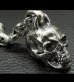 画像12: Half Large Skull With H.W.O & Chiseled Anchor Links With Lion Head Wallet Hanger