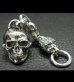 画像2: Half Large Skull With H.W.O & Chiseled Anchor Links With Lion Head Wallet Hanger (2)