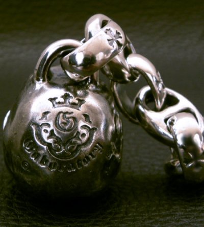 画像9: Large Skull With Half Snake & Maltese Cross H.W.O , Smooth Anchor Links Wallet Hanger