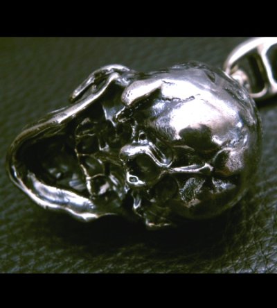 画像8: Large Skull With Half Snake & Maltese Cross H.W.O , Smooth Anchor Links Wallet Hanger