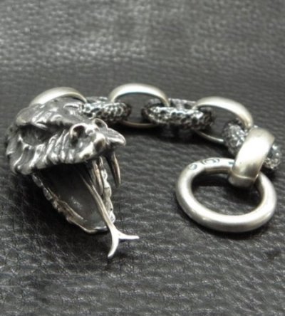 画像10: Snake Head With Chiseled Anchor Chain & Smooth H.W.O Wallet Hanger