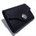 画像4: G&Crown Quarter Cross Oval With Crown With Buffalo Leather Coin & Card Case With Zipper (Black) (4)