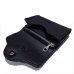 画像5: G&Crown Quarter Cross Oval With Crown With Buffalo Leather Coin & Card Case With Zipper (Black) (5)