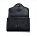 画像6: G&Crown Quarter Cross Oval With Crown With Buffalo Leather Coin & Card Case With Zipper (Black) (6)