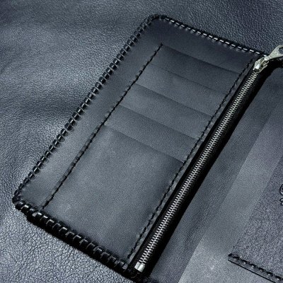 画像7: [現品限り2025年内納品OK] Crocodile Cross Inlay Buffalo Check Book