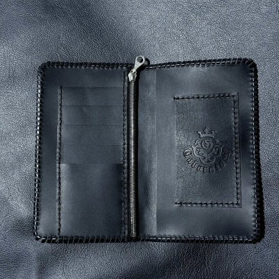画像6: [現品限り2025年内納品OK] Crocodile Cross Inlay Buffalo Check Book