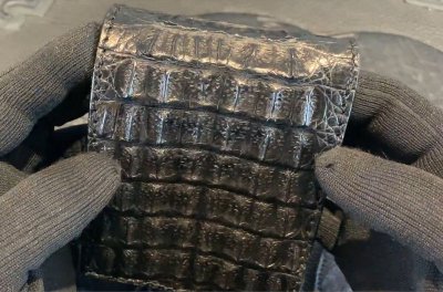 画像9: Crocodile Head & Horn Back Half Wallet