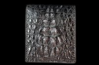 Crocodile Head & Horn Back Half Wallet