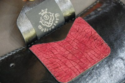 画像3: Crocodile Batman Cross Inlay Hippo Long Wallet