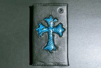 Python Cross Inlay Buffalo Long Wallet※新入荷！現品限り即納