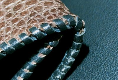 画像12: Crocodile Head & Horn Back Long Wallet(Brown)※新入荷！現品限り即納