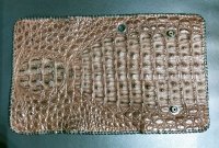 Crocodile Head & Horn Back Long Wallet(Brown)※新入荷！現品限り即納