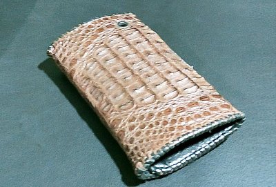 画像4: Crocodile Head & Horn Back Long Wallet(Brown)※新入荷！現品限り即納