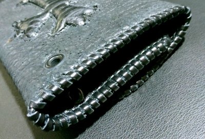 画像14: Python Cross Inlay Shark Long Wallet ※新入荷！現品限り即納