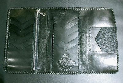 画像3: Stingray Cross Inlay Buffalo Long Wallet ※新入荷！現品限り即納