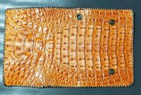Crocodile Head & Horn Back Long Wallet  (Brown) ※新入荷！現品限り即納