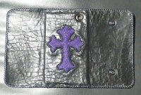 Stingray Cross Inlay Buffalo Long Wallet