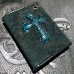 画像4: Crocodile Flank Cross Inlay Elephant Long Short Wallet