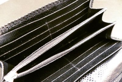 画像12: Crocodile Haed & Horn Back All Gusset Wallet