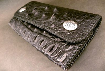 画像4: Crocodile Haed & Horn Back All Gusset Wallet