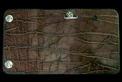 画像1: Elephant Long Wallet (Bark Vintage)