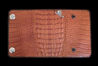Crocodile Horn Back Long Wallet