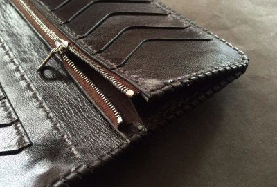 画像4: Shark Plain Long Wallet (Chocolate)